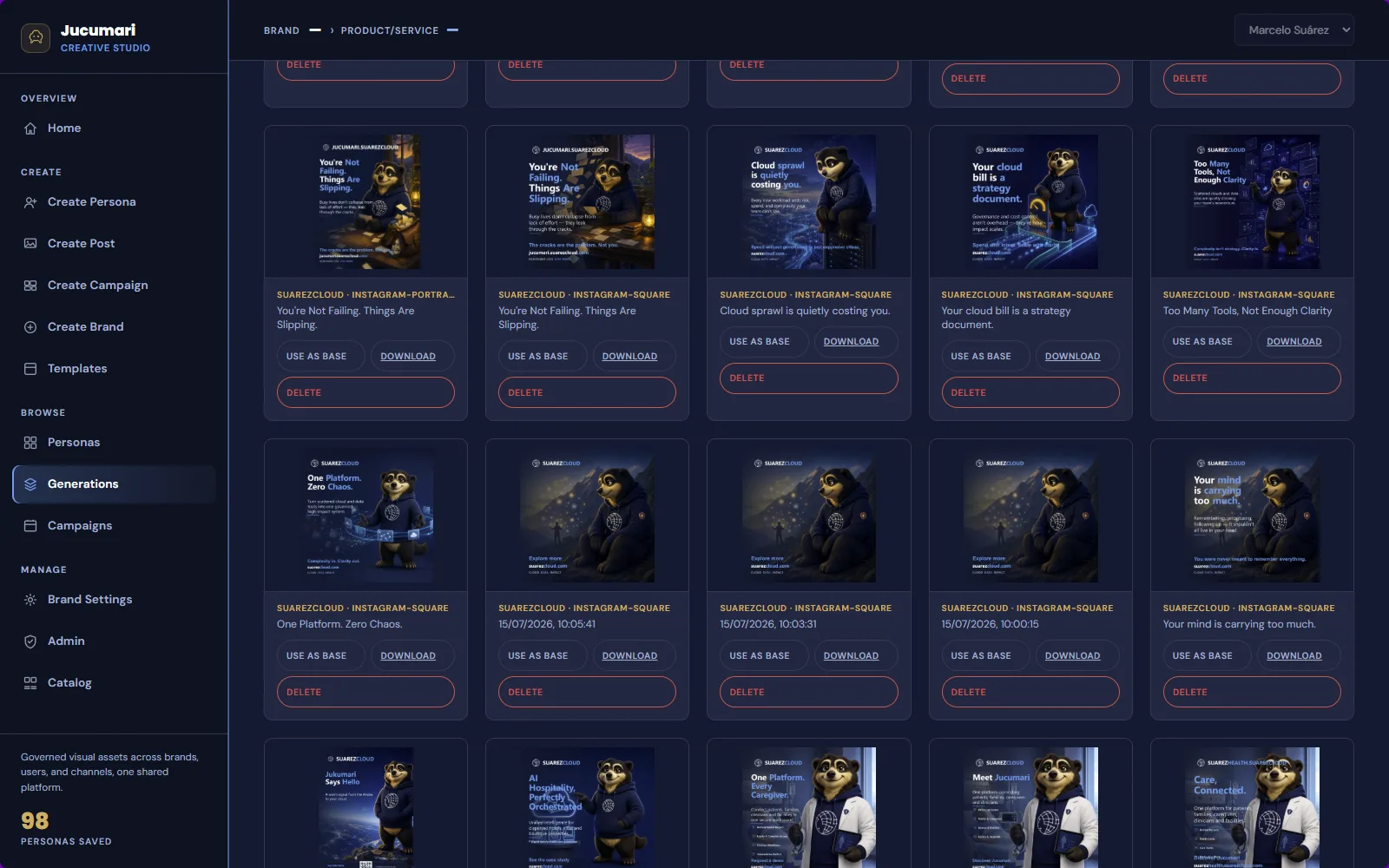 Creative Studio product screenshot