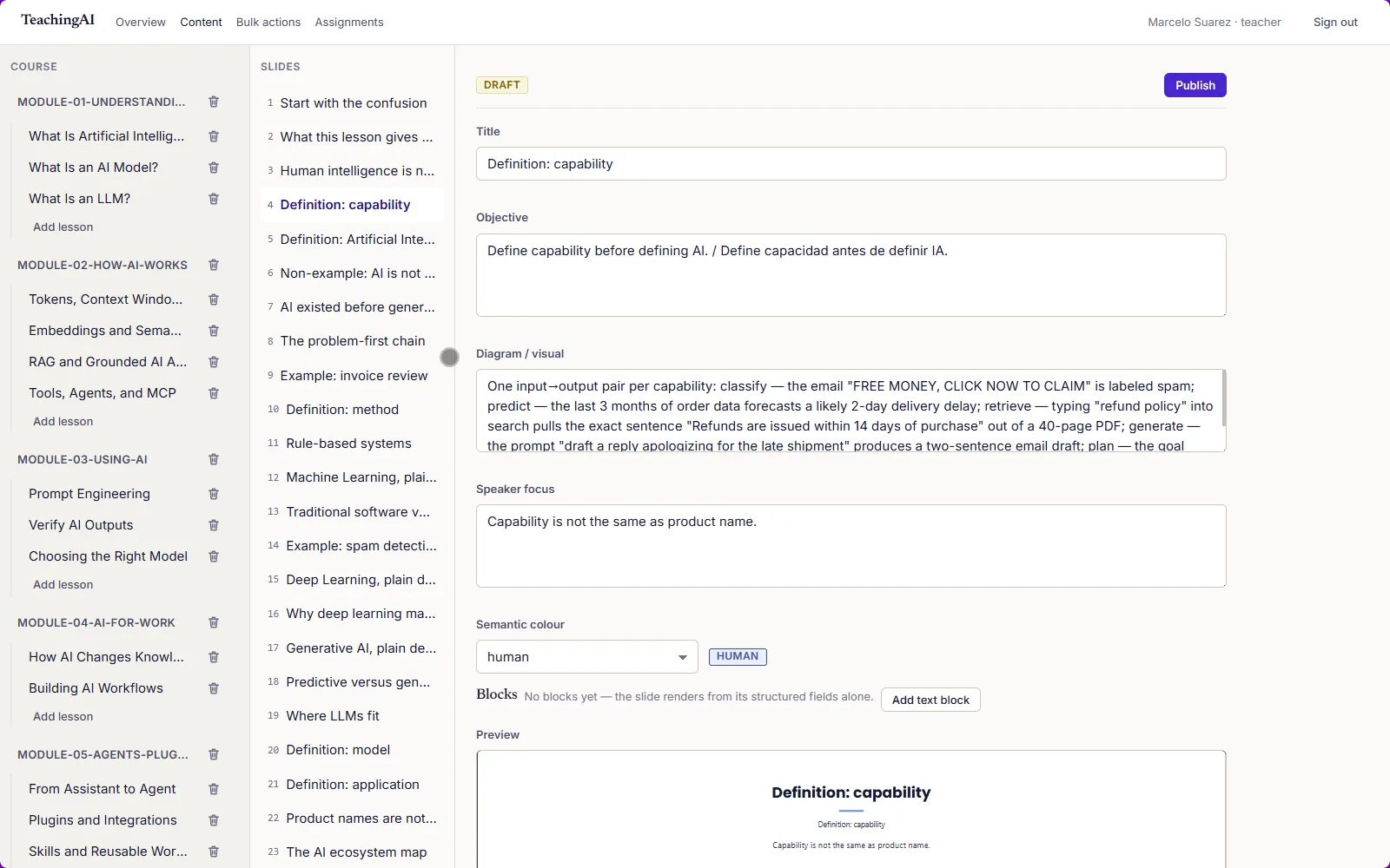 Capacity Building & Training product screenshot